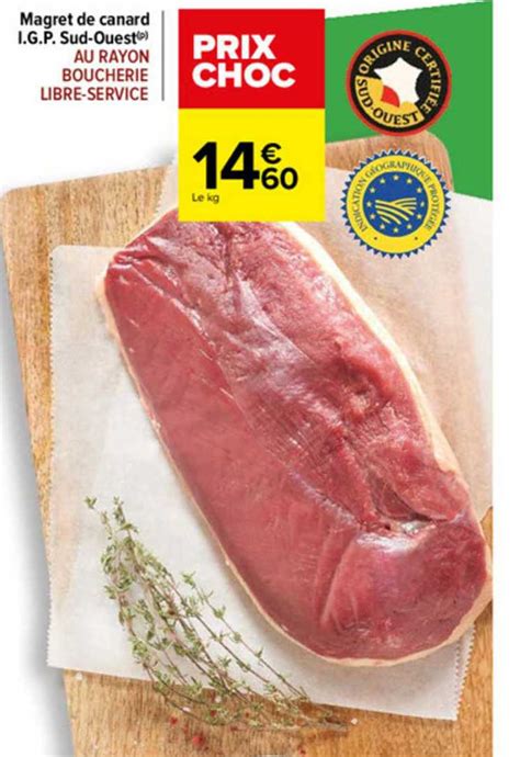 Promo Magret De Canard I G P Sud Ouest Chez Carrefour ICatalogue Fr