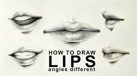 How To Draw A Realistic Female Lips Lipstutorial Org