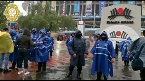 La Jornada Despliegan mil 500 policías en estadio Azteca para el