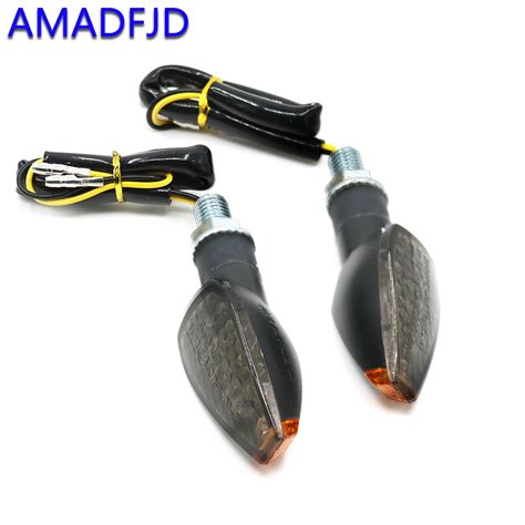 Amadfjd V W Motorcycle Flasher Turn Signal Light Universal