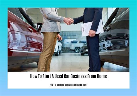 How To Start A Used Car Business From Home A Comprehensive Guide For