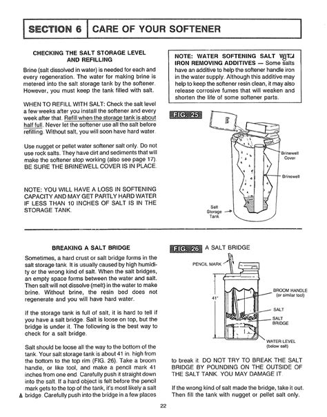 Kenmore 625348832 User Manual Water Softener Manuals And Guides L0811057