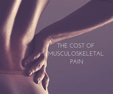 The Cost Of Musculoskeletal Pain Advanced Myotherapy Brunswick And