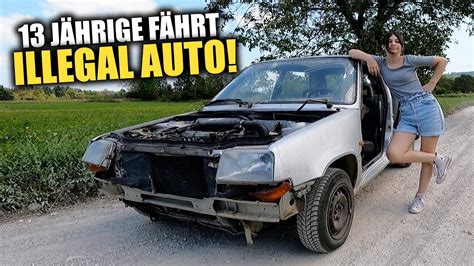 Sie FÄHRT das ERSTE MAL Auto bekommt FÜHRERSCHEIN Chabo YouTube