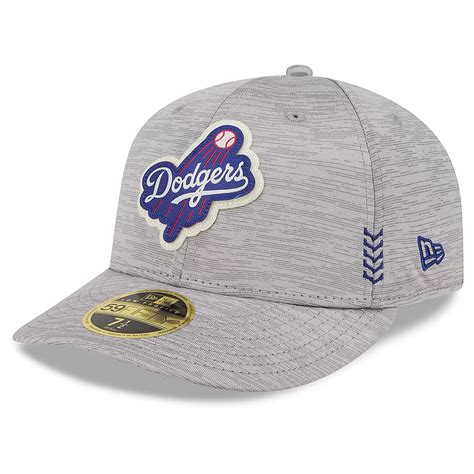 New Era Gray Los Angeles Dodgers 2024 Clubhouse Low Profile 59fifty