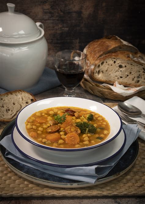 Garbanzos Guisados Con Verduras Y Chorizo La Cocina De Frabisa La