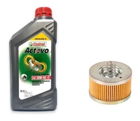 Aceite Castrol Mineral Filtro Aceite Rouser 150 160 Ns Bajaj