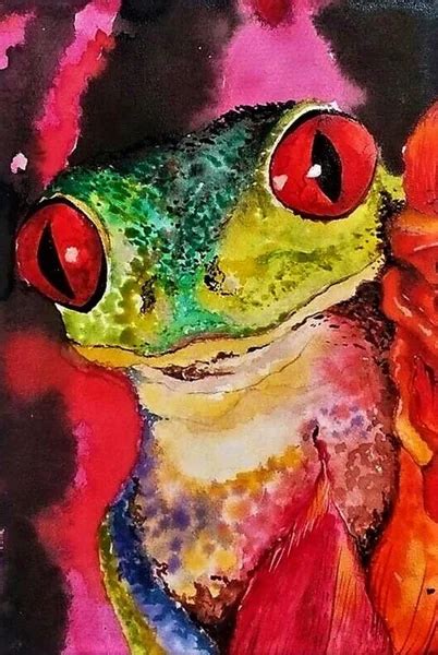 Watercolor frog Stock Photos, Royalty Free Watercolor frog Images ...