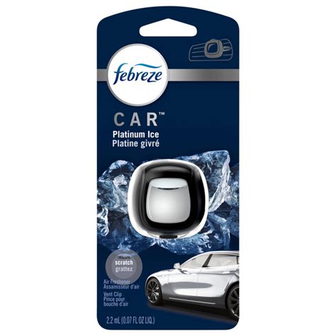 Save On Febreze Car Platinum Ice Vent Clip Air Freshener Order Online