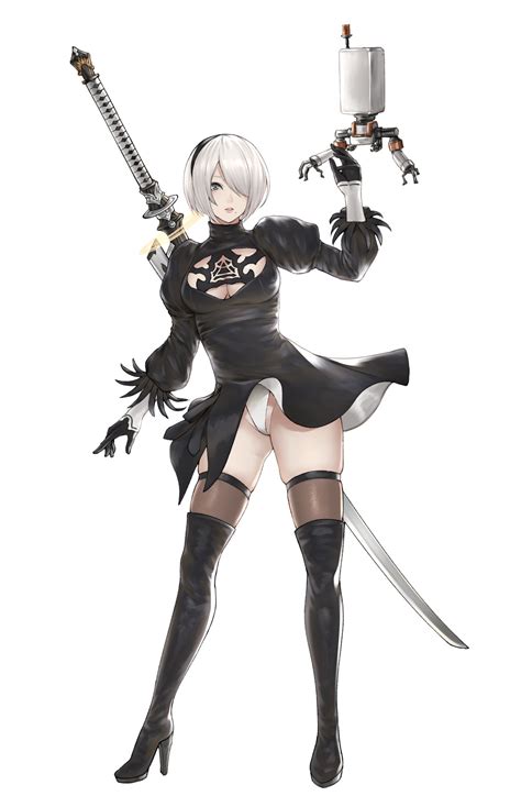 Yorha No 2 Type B Pod Nier Automata 2b Yorha Pod Nier Automata Nier Automata