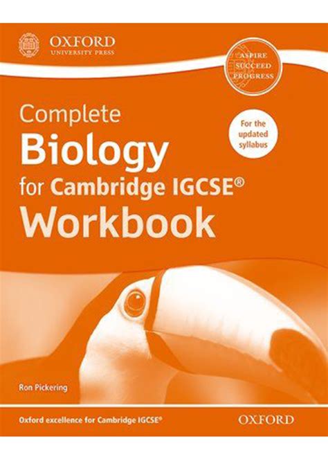 Complete Biology For Cambridge Igcse Workbook Kashanah