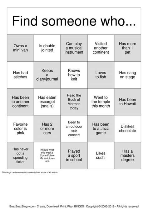 Your Name Bingo Cards To Download Print And Customize