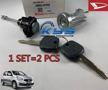 Perodua Myvi Ignition Lock Start Key Door Key Set Auto Accessories On