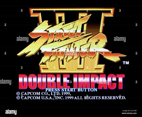 Street Fighter Iii Double Impact Sega Dreamcast Videogame Editorial