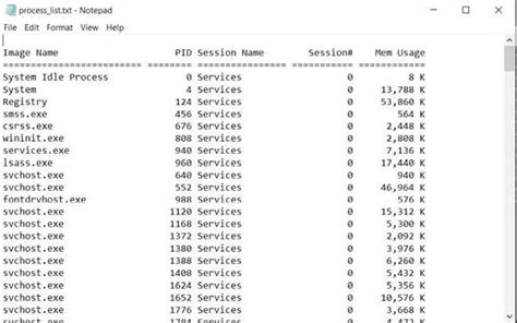 How To Save A List Of Running Processes To A File In Windows Tipsmake