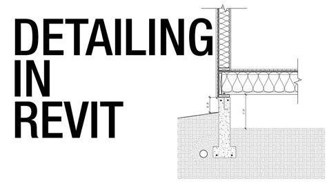 Drafting A Foundation Detail In Revit Youtube