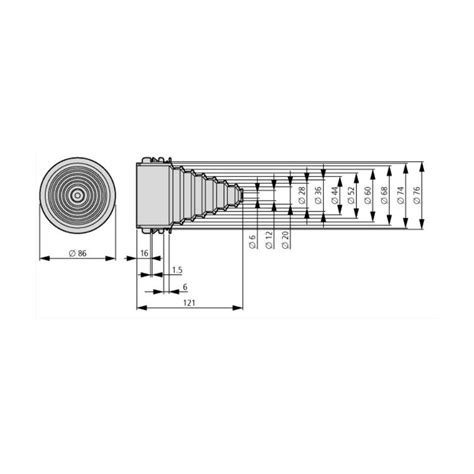 Pasacables Para Cable Kt