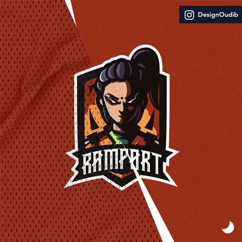 Rampart Apex Legends Esports Mascot Logo Mascot Logo Esports