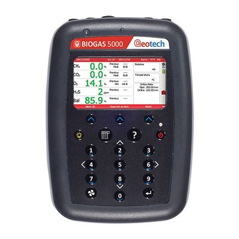 ATEX Gas Analyser Geotech BIOGAS 5000 ENVIEQ