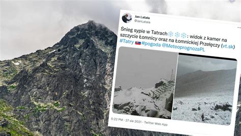 Tatry Na szczytach Tatr śnieg TOPR ostrzega Podróże