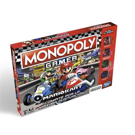 Hasbro Original Monopoly Gamer Mario Kart Juego De Mesa Pccomponentes