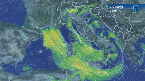 Meteo fase instabile sullItalia pioggia vento e clima più fresco