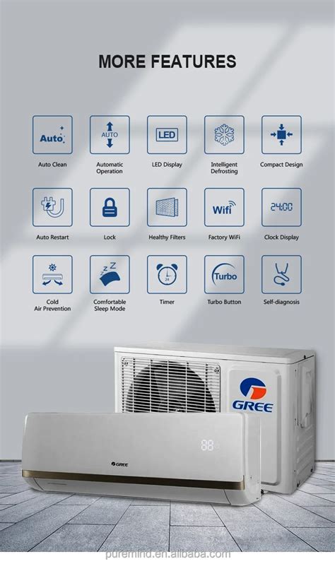 Gree Oem Smart Wifi Split Air Conditioner Btu