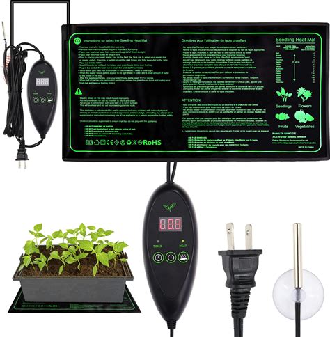 Amazon Heatideas Digital Thermostat Seedling Heat Mat Combo Warm