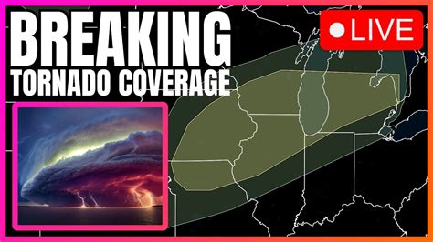 Live Tornado Warning Coverage In The Midwest Youtube