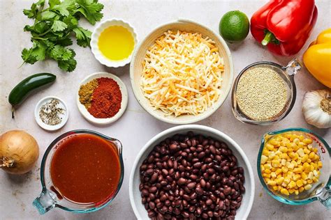 Black Bean Quinoa Enchilada Bake Two Peas And Their Pod