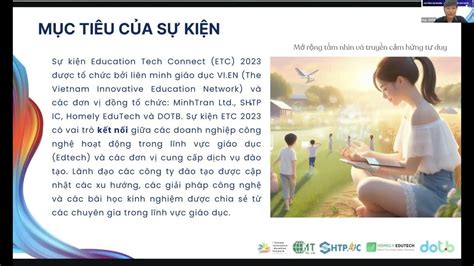 Education Tech Connect 2023 Webinar 3 Gia Tăng Lợi Nhuận Bền Vững Youtube