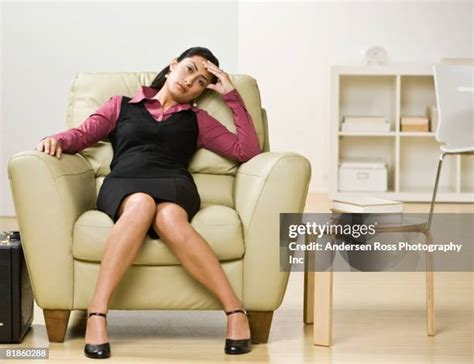 1494 Woman Exhausted In Chair Stock Photos High Res Pictures And