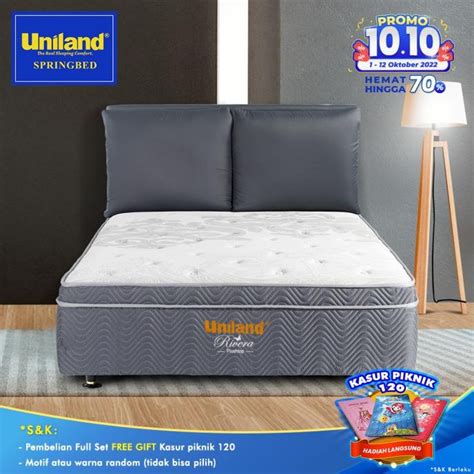 Jual Terbaru Uniland Springbed Multibed Rivera Cozybed Plushtop Kasur