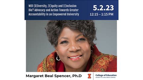 Dean S Distinguished Speaker Series Margaret Beale Spencer Ph D