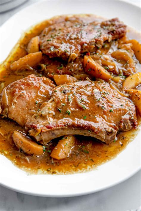 Pork Loins With Apples And Mustard Sauce Artofit