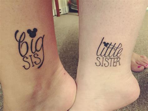 My Matching Disney Tattoo With My Sister Matching Sister Tattoos