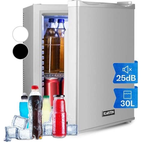 KLARSTEIN Mini Frigo De Chambre De 30L Pour Snacks Et Boissons Petit