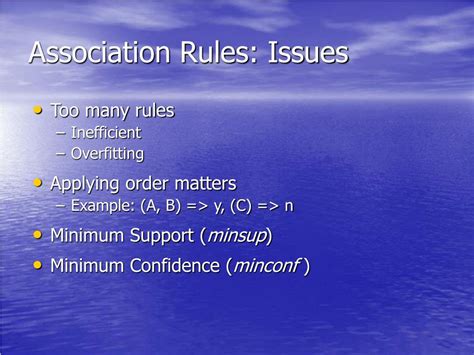 Ppt Classification By Association Rules Use Minimum Set Of Rules Powerpoint Presentation Id