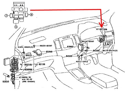 Fuse box diagram Toyota Premio T240 Allion and relay with assignment and location