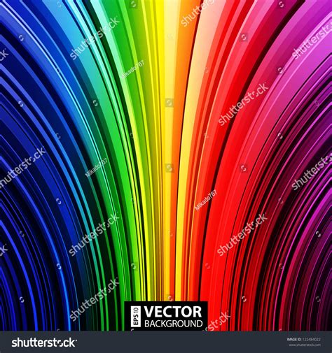 Abstract Retro Striped Colorful Background Rgb Eps 10 Vector