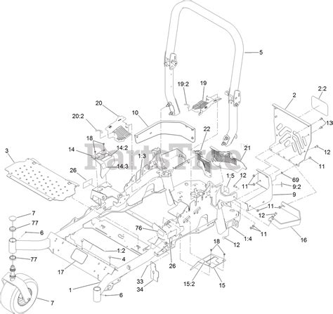 Toro Zero Turn Mower Parts Diagram Toro 74295 Z 500