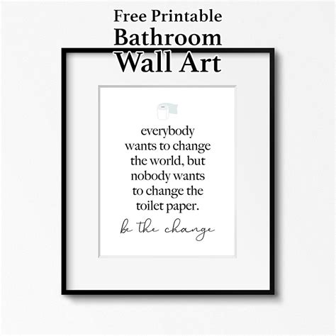 Free Printable Bathroom Wall Art The Cottage Market