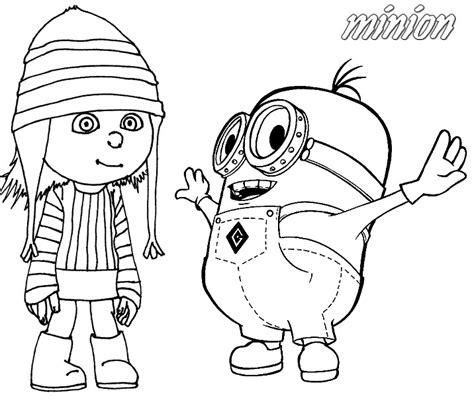 Coloriage Minions 72201 Films d animation Dessin à colorier