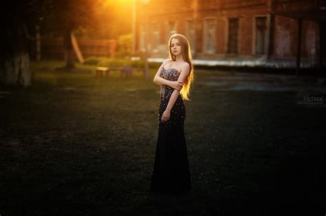 Cleavage Face Platinum Blonde Model Depth Of Field Women Sergey