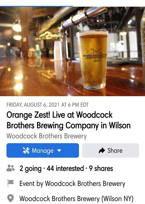 Woodcock Bros. Brewing Co. 🍺 on Twitter: "Live music has been ...