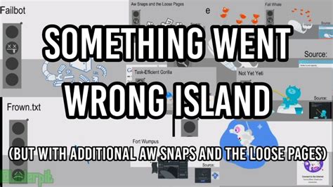 Something Went Wrong Island Mashup But With Aw Snaps And The Loose