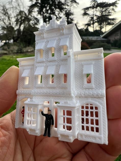 Gold Rush Bay N Scale Main Street Jewelry Shop House Facade Victorian