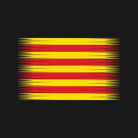 Catalonia Flag Vector National Flag 11166421 Vector Art At Vecteezy