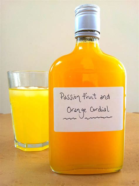 A Food Lover In London Homemade Passion Fruit And Orange Cordial