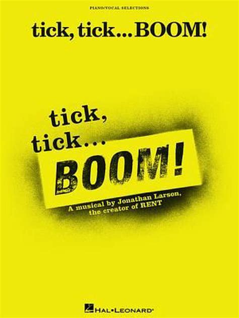 Tick, Tick ... Boom! by Jonathan Larson, Paperback, 9780634041693 | Buy ...